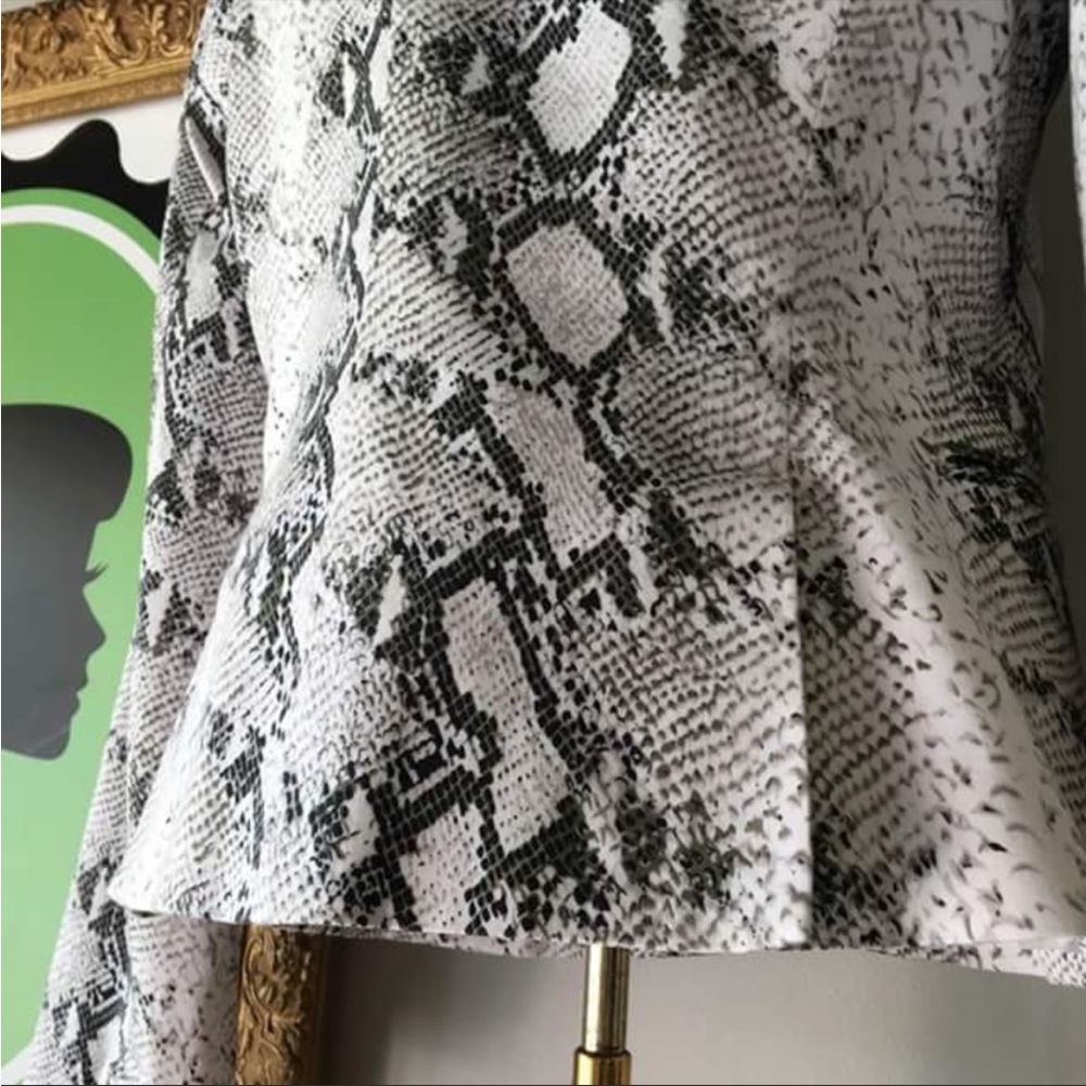 Patrick Christopher Reptile Print Blazer - image 3